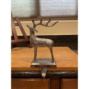 Silver Metal sexy Textured Reindeer